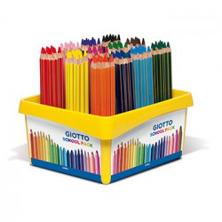 Lapis Cor 18cm Giotto Mega Schoolpack 108un