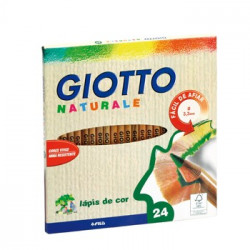 Lapis Cor 18cm Giotto Natural Cx Cartao 24un