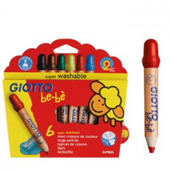 Lapis Cor Giotto Be-Be 6un + 1 Afia Lapis