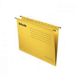 Capa Suspender Din A4 345mm  Amarelo 25un