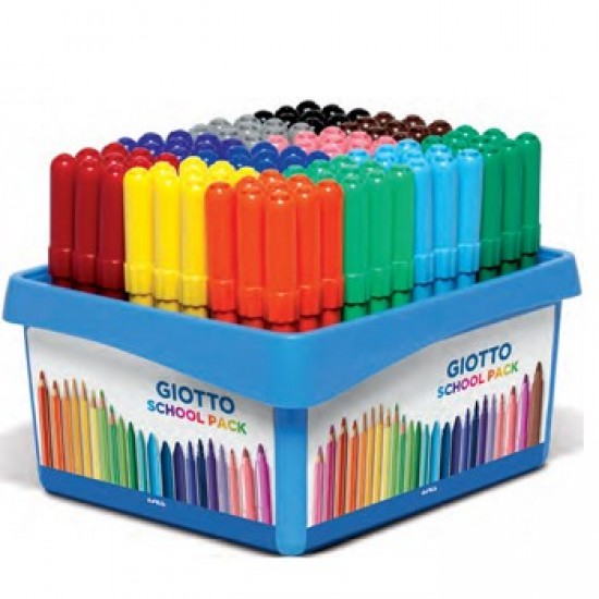 Marcador Feltro Giotto Turbo Maxi  Schoolpack 108un