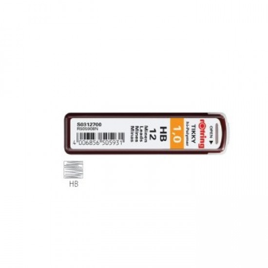 Minas 1,0 HB  Rotring Tubo