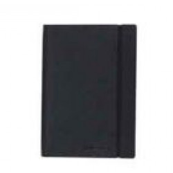 Bloco Notas Paut. A6 Capa Semi Pele Preto 120Folhas