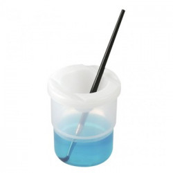 Copo p/ Pinceis Giotto com Tampa e Suporte