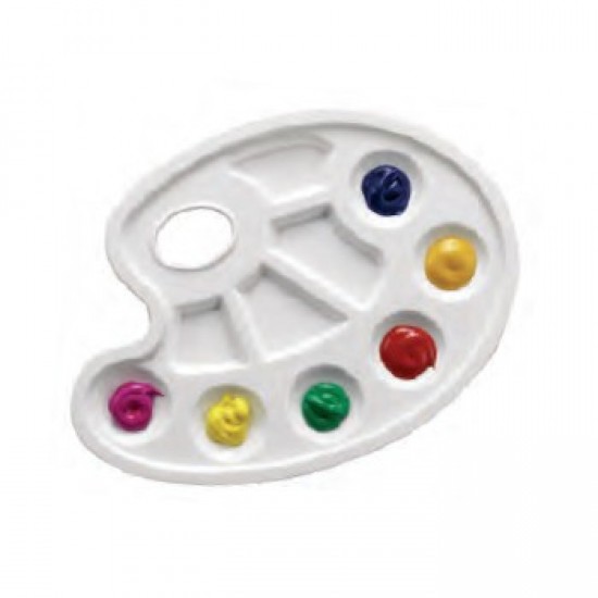 Paleta Plastico Giotto Oval