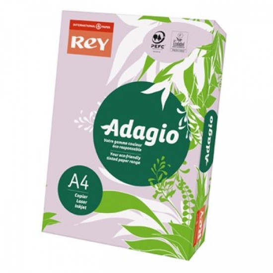 Papel Fotocopia Adagio A4 80gr Lilas Intenso 1x500 Fl