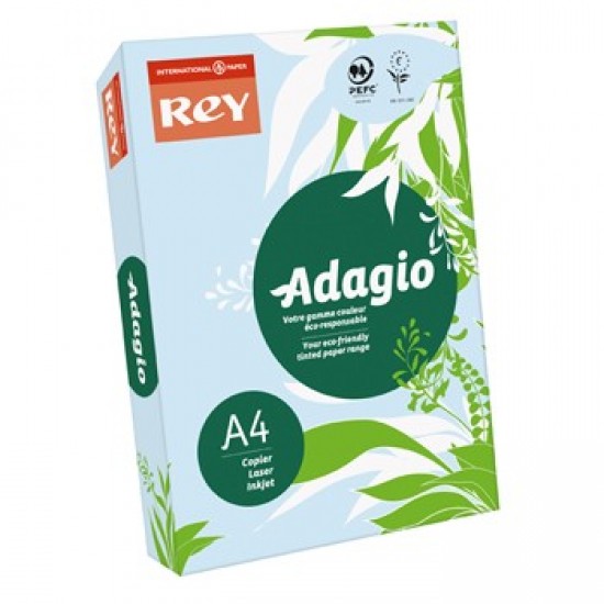 Papel Fotocopia Adagio(cd01) A4 80gr Azul 1x500Fls (PASTEL)