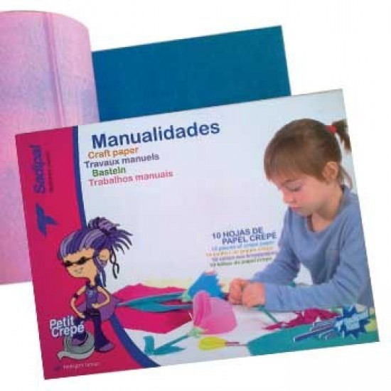 Bloco Papel Crepe A4 10 Folhas