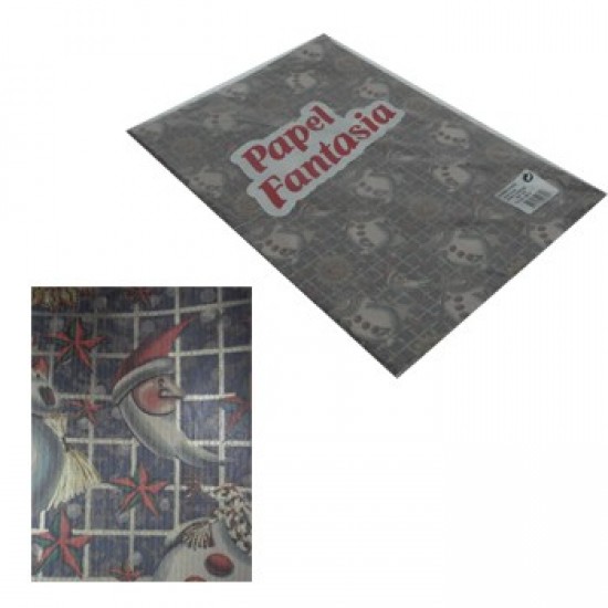 Papel Embrulho Fantasia  Luxos 70x100cm 20 Folhas