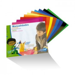 Papel Lustro 320x240mm 10 Folhas Cores Sortidas