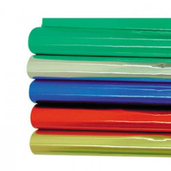 Papel Metalizado Rolo 1x3mts Cor Azul