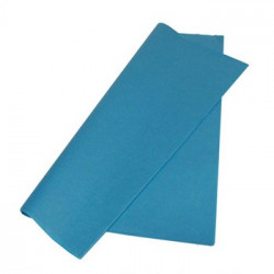 Papel Seda 51x76cm Pack 25 Folhas Azul Ceu