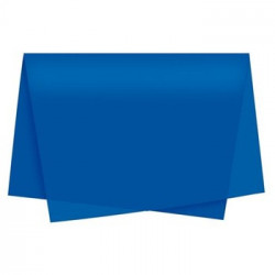 Papel Seda 51x76cm Pack 25 Folhas Azul Forte