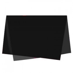Papel Seda 51x76cm Pack 25 Folhas Preto