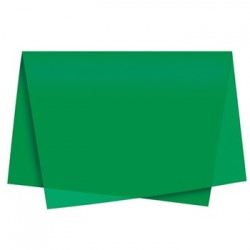Papel Seda 51x76cm Pack 25 Folhas Verde Forte