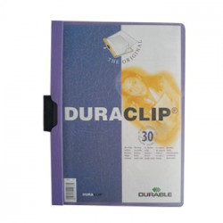Classificador Clip Lateral Durable 2200 Lilas-1un