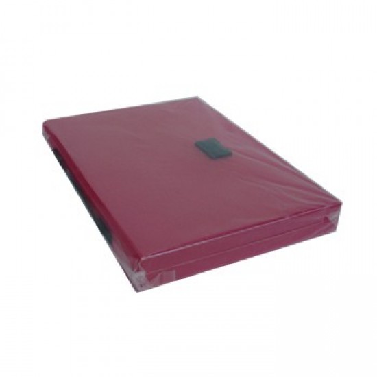 Pasta c/Pega A4 Cristal Rosa