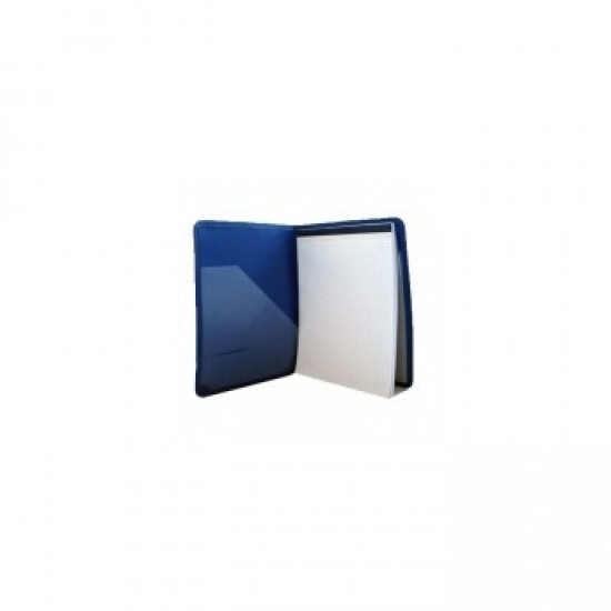 Pasta Portfolio Smead com Bloco Notas Azul
