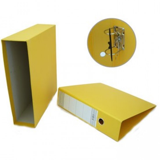 Pasta Arquivo+Cx Fixa L80 310x290 Ref 200CC Amarelo-1un