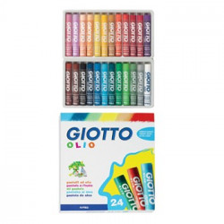 Lapis Pastel a Oleo Giotto Olio 24unid