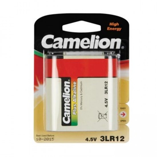 Pilha alcalina (3LR12) 4,5V-4400mAh 1un/blister