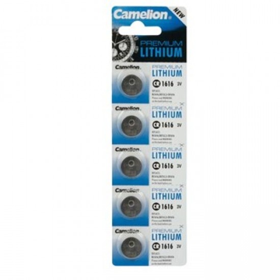 Pilha Lithium 1616 3,0V 55mAh 5un/blister