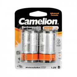Pilha recarregavel NiMh D 1.2V 7000mAh 2un/blister