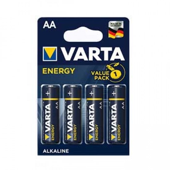 Pilhas Alcalinas Varta Energy LR6 AA 1.5V 2600mAh 4un