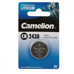 Pilhas de LITHIUM 2430 3.0V-280mAh-1un/blis