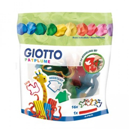 Acessorios Modelagem Giotto Patplume Blister 16un + 1 rolo