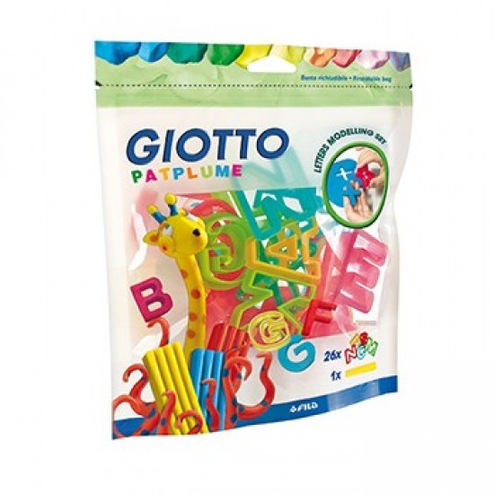 Acessorios Modelagem Giotto Patpluma Letras Blister 26un