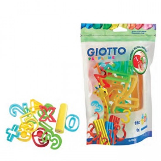 Acessorios Modelagem Giotto Patplume Numeros Blister 15un