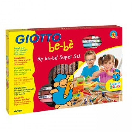 Conjunto Giotto Be-Be p/Colorir e Modelar