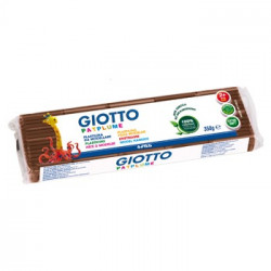 Plasticina Giotto Patplume 350gr Castanho