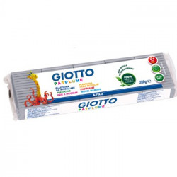 Plasticina Giotto Patplume 350gr Cinza