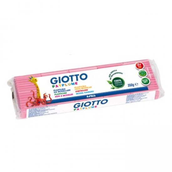 Plasticina Giotto Patplume 350gr Rosa