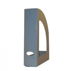 Porta Revistas 320x250x80mm Plastico Opaco Cinza