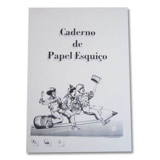 Caderno de Papel Esqui&ccedil;o A4 35grs 80fls
