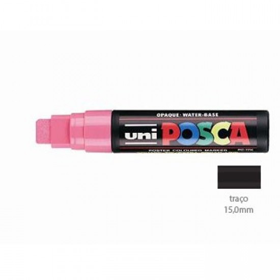 Marcador Uniball Posca PC17K 15,0mm Rosa- 1un