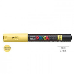 Marcador Uniball Posca PC1M 0,7mm Amarelo Palha -1un