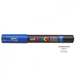 Marcador Uniball Posca PC1M 0,7mm Azul -1un
