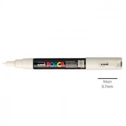 Marcador Uniball Posca PC1M 0,7mm Branco -1un