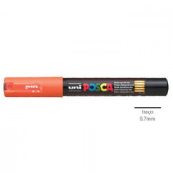 Marcador Uniball Posca PC1M 0,7mm Laranja -1un