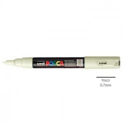 Marcador Uniball Posca PC1M 0,7mm Marfim -1un
