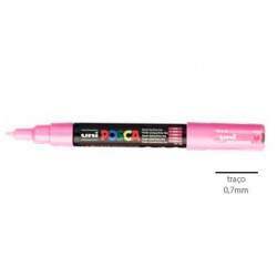 Marcador Uniball Posca PC1M 0,7mm Rosa Claro -1un