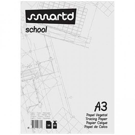 Papel Vegetal A3 92gr 50 Folhas