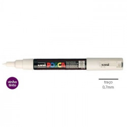Marcador Uniball Posca PC1M 0,7mm Vinho Tinto -1un