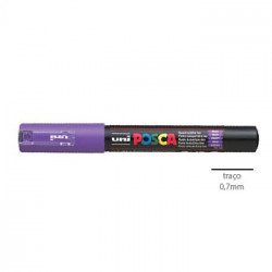 Marcador Uniball Posca PC1M 0,7mm Violeta -1un