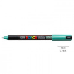 Marcador Uniball Posca PC1MR 0,7mm Verde Metalico-1un