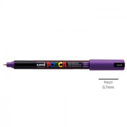 Marcador Uniball Posca PC1MR 0,7mm Violeta-1un